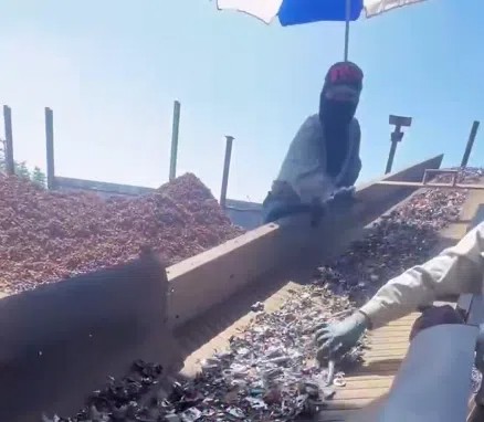废旧家电热水器,空调,马达等破碎案例