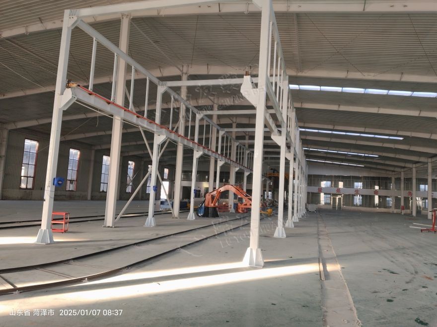 本省客户选购的路友报废汽车拆解线安装部分结束