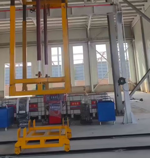 宁夏地区又一套报废汽车拆解线安装