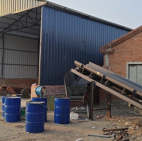 吉林长春客户路友破碎机安装现场