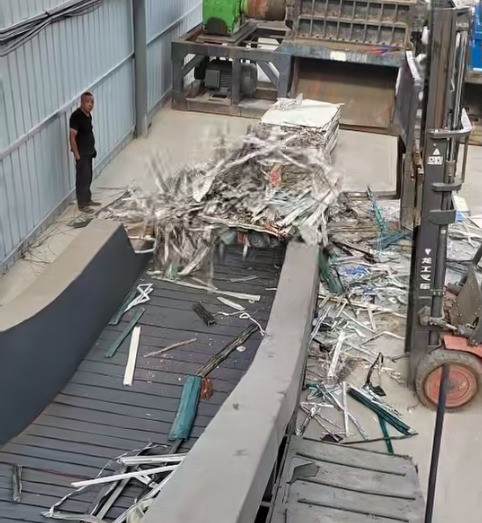 北方地区废铝破碎分选线安装完成一套